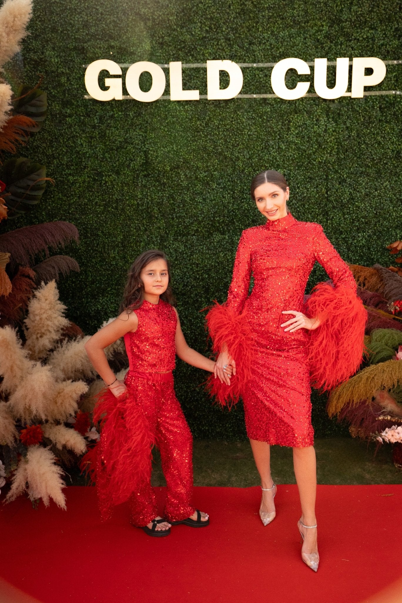 mom and daughter matching red dresses Mother Daughter Matching Red Dress