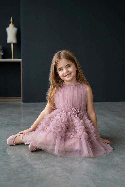 "Monceau" Girl Dress - Daughter's Dresses - ANEVAN