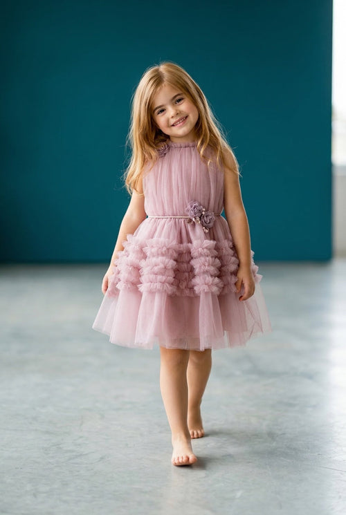 "Monceau" Girl Dress - Daughter's Dresses - ANEVAN