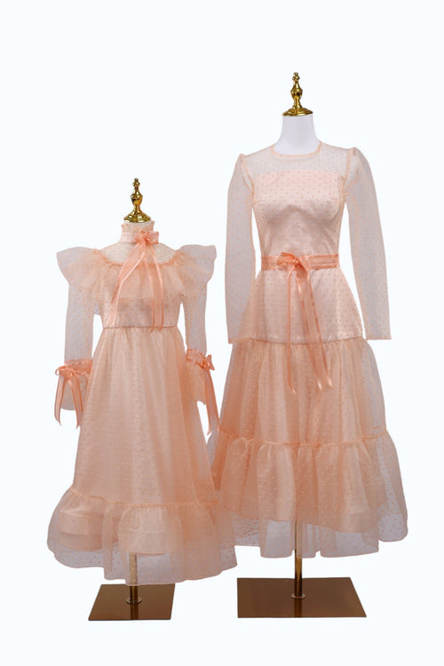 "Poudrée" Mother - Daughter Matching Dresses - Matching Dresses - ANEVAN