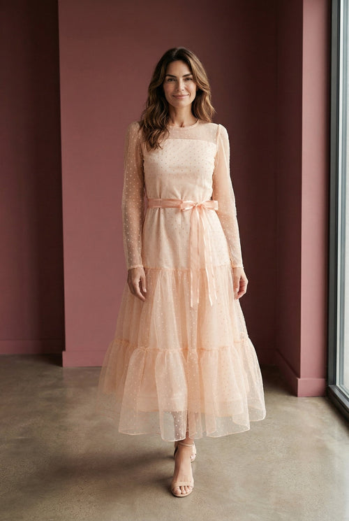 "Poudrée" Woman Dress - Mother's Dresses - ANEVAN